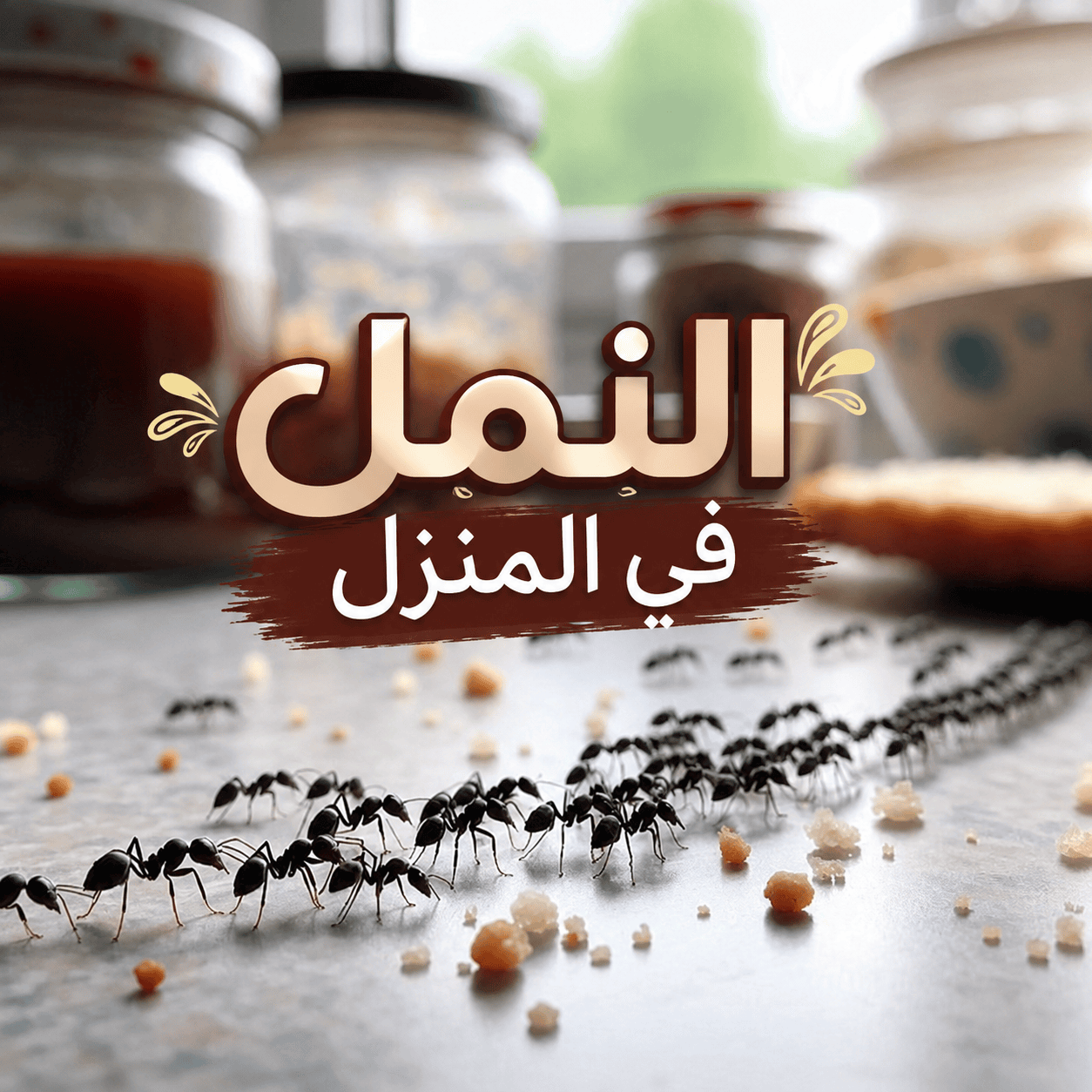 طرق طبيعية وآمنة للتخلص من النمل في المنزل والمطبخ