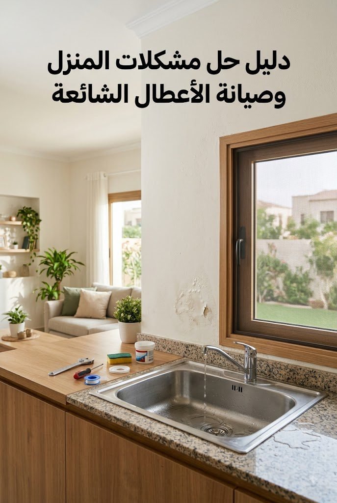 أبرز مشكلات المنزل الشائعة وطرق معالجتها: دليل الصيانة الشامل